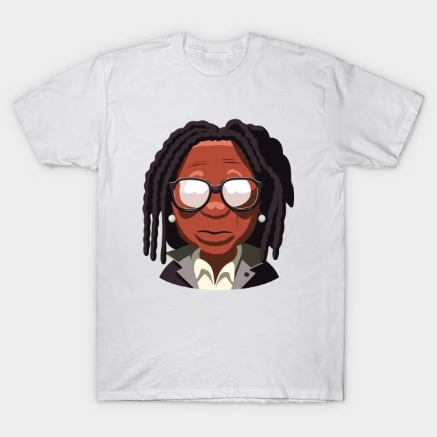 Whoopi Goldberg T-Shirt by vectrus